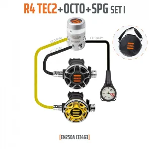 R4 TEC2 regulator set I with pressure gauge