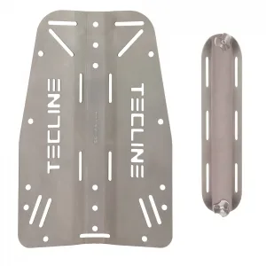 Titanium backplate and adapter set