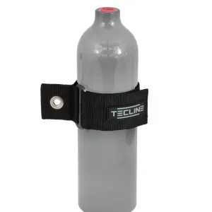Mounting strap with tensioner for 0.85 L aluminium tanks