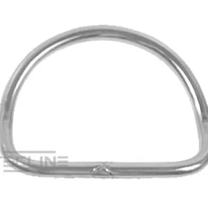 D-ring 50 x 5 mm, bent