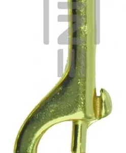 Brass double-ender snap, 90 mm