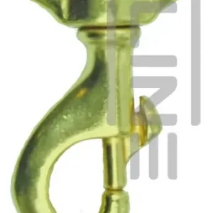 Brass bolt snap, 86 mm