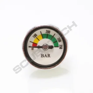 Pressure gauge for pony bottle