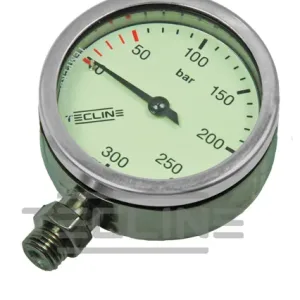 Pressure gauge 52 mm, 300 bar, chrome