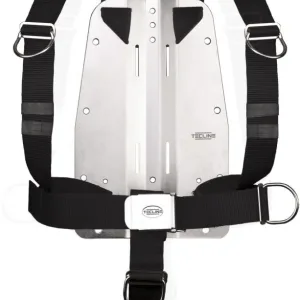 DIR adjustable harness with 6 mm stainless steel backplate