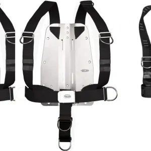 DIR harness, standard or soft webbing, with 3 mm backplate