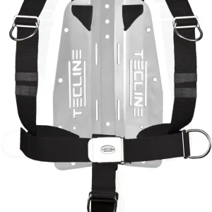 DIR harness, hard webbing, with 3 mm stainless steel backplate