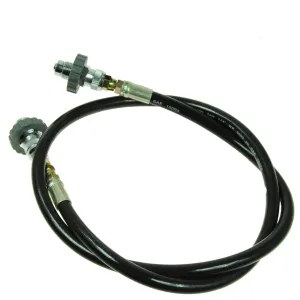 Decanting hose without pressure gauge