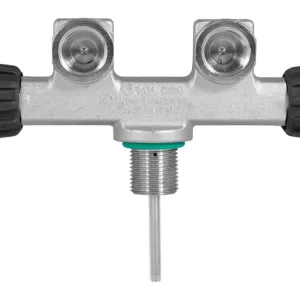 Twin valve G5/8, Viton