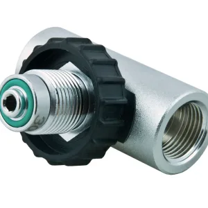 T-adapter G5/8 male 232/300 bar to 2 × G5/8 female 230 bar, Viton
