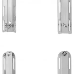 Stainless steel single tank adapter with screws