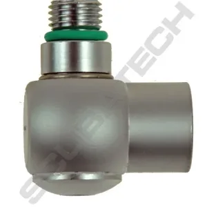 LP swivel adapter 90°, 3/8, for first stage