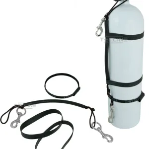 Stage rigging kit with stainless steel bolt snap and rubber bands