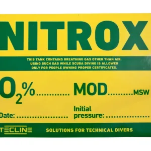 NITROX sticker, 20 x 15 cm
