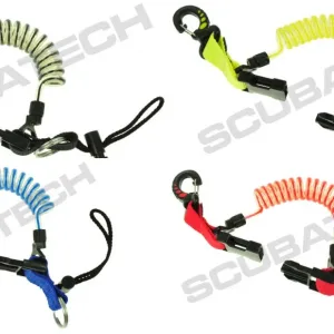 Retractor spring with plastic snap hook