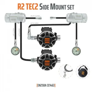 R2 TEC2 Side Mount regulator set