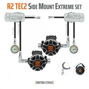R2 TEC2 Side Mount Extreme regulator set