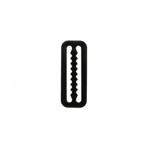 Serrated tri-glide, black, Military Line