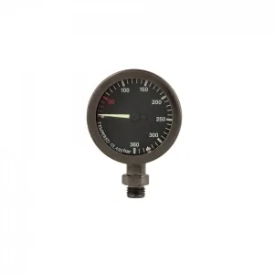 Military Line pressure gauge 52 mm, 360 bar, PVD coating